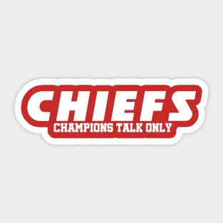 Chiefs Football Sticker